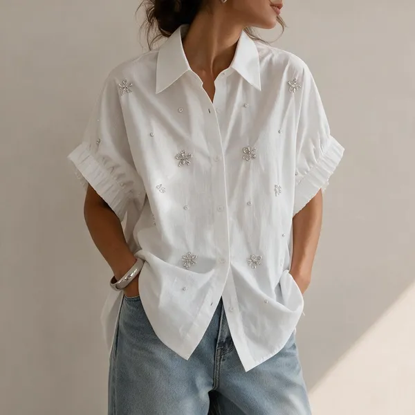 White_Cotton_Relaxed_Fit_Shirt_For_Women