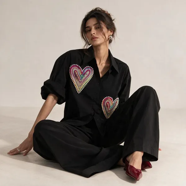 Black_Cotton_Relaxed_Fit_Coord_Set_For_Women