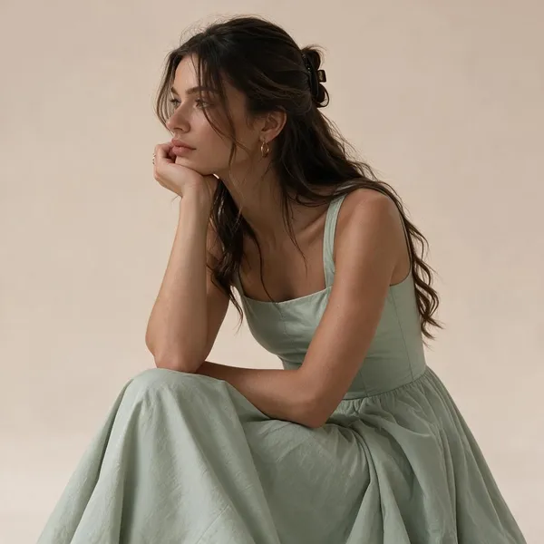Blue_Poly-Cotton_Sleeveless_Maxi_Dress_For_Women