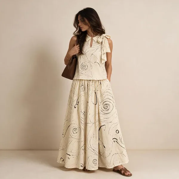 White_Cotton_Printed_Relaxed_Fit_Coord_Set_For_Women