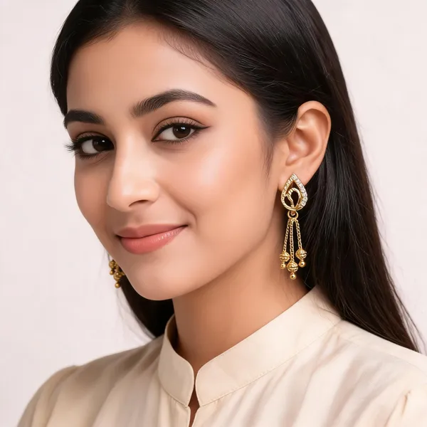 Gold_Brass_And_Micro_Plating_Drop_Earrings_For_Women