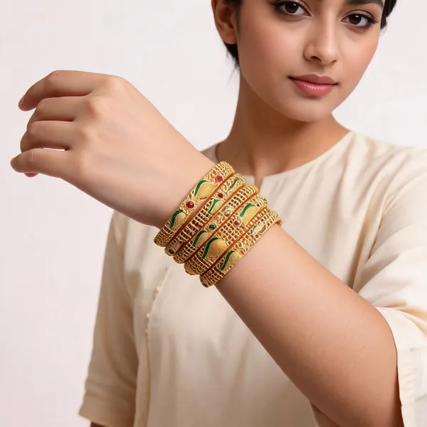 Gold_White_Metal_Bangles_For_Women_(Pack_of_6_)