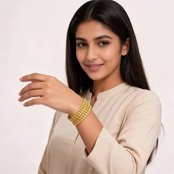Gold_White_Metal_Bangles_For_Women_(Pack_of_4_)