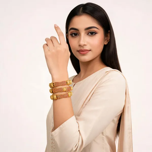 Goldan_White_Metal_Bangles_For_Women_(Pack_of_4_)