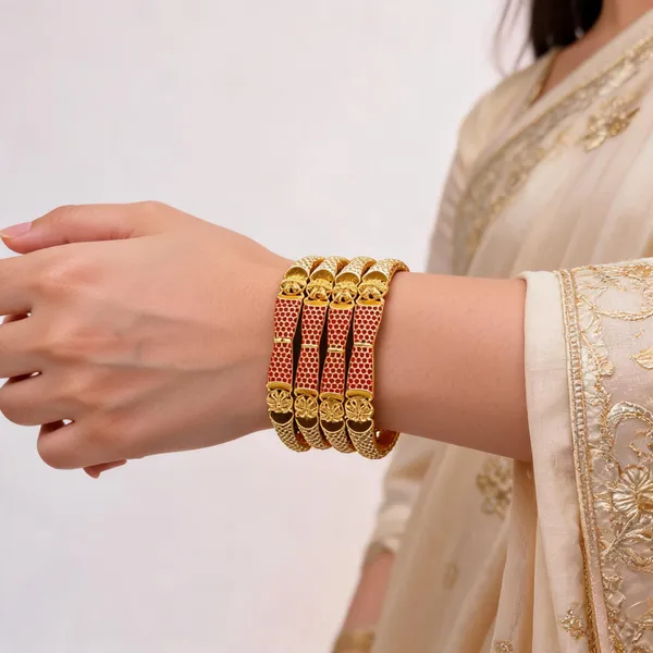 Goldan_White_Metal_Bangles_For_Women_(Pack_of_4_)