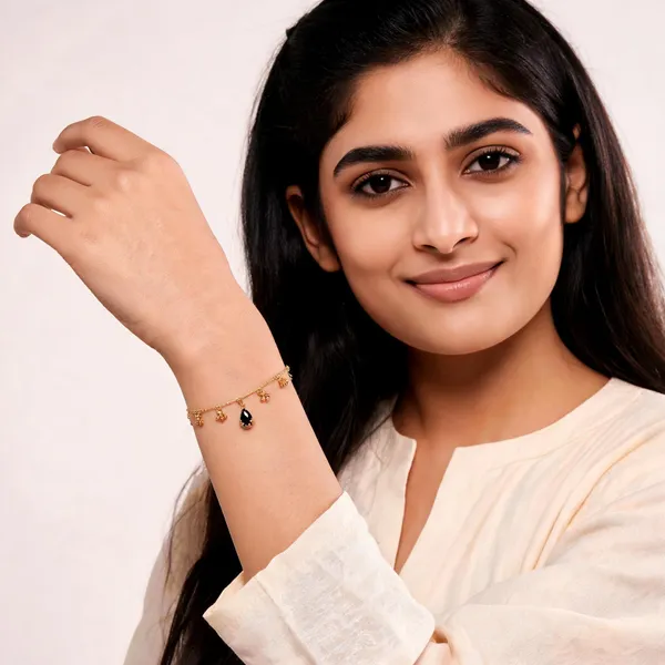 Gold_Brass_Micro_Plating_Bracelet_For_Women_&_Girl_
