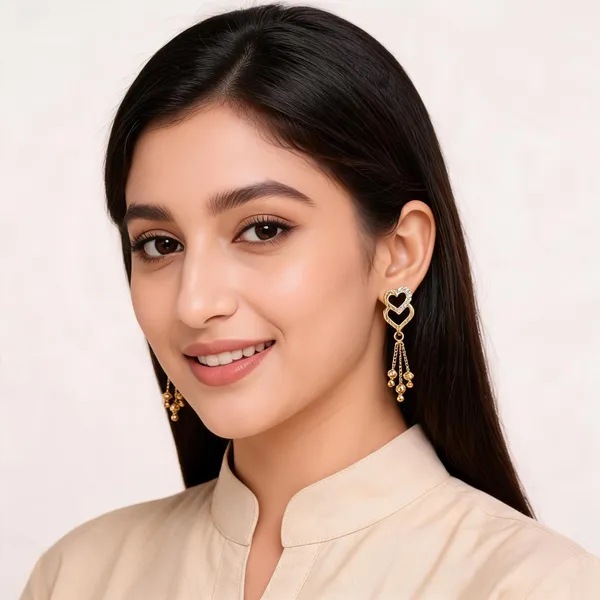 Gold_Brass_And_Micro_Plating_Heart_Drop_Earrings_For_Women