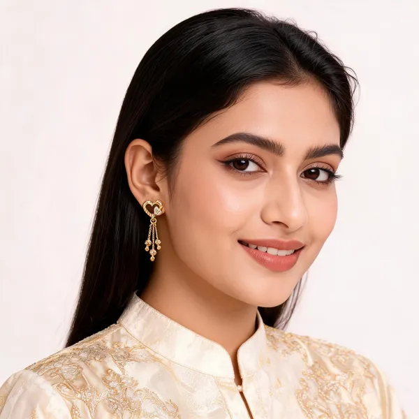 Gold_Brass_And_Micro_Plating_Drop_Earrings_For_Women_&_Girls_