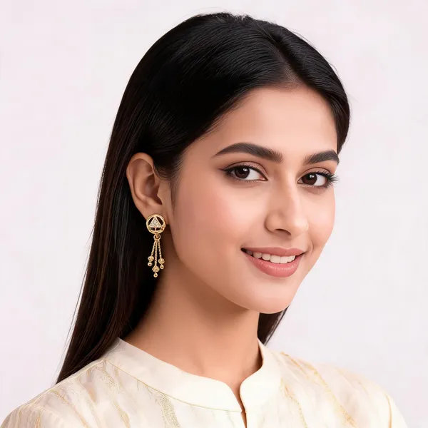 Gold_Brass_And_Micro_Plating_Dangle_Earrings_For_Women