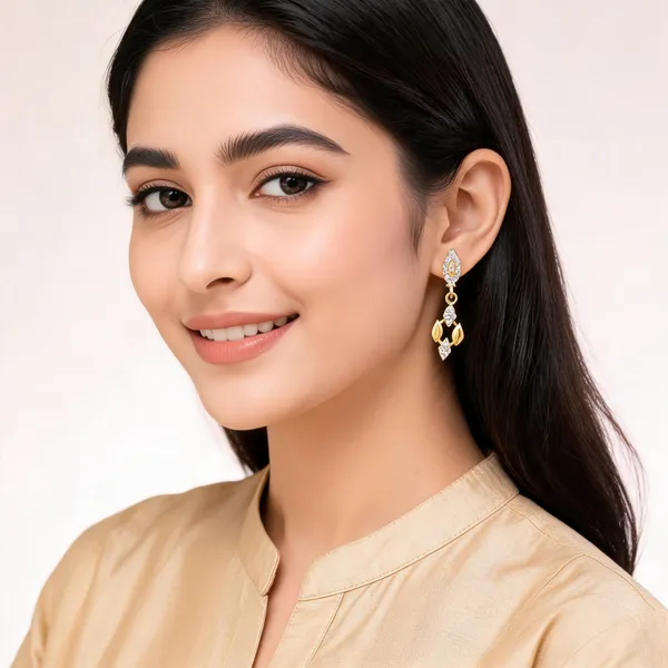 Gold_Brass_And_Micro_Plating_Crystal_Leaf_Drop_Earrings_For_Women_&_Girls_