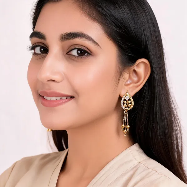 Gold_Brass_And_Micro_Plating_Drop_Earrings_For_Women