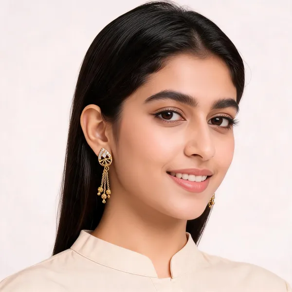 Gold_Brass_And_Micro_Plating_Crystal_Dangle_Earrings_For_Women