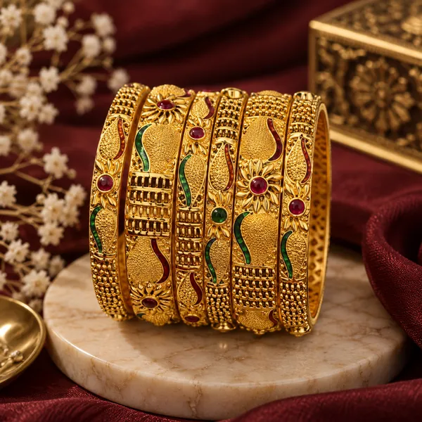 Gold_White_Metal_Bangles_For_Women_(Pack_of_6_)