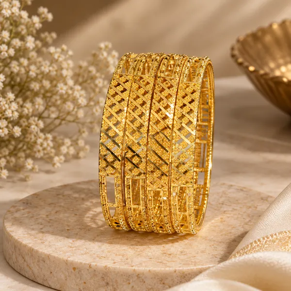 Gold_White_Metal_Bangles_For_Women_(Pack_of_4_)