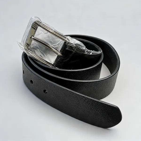 Black_Leather_Textured_Casual_Belt_For_Men