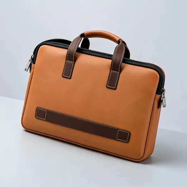 Brown_Pu_Leather_Laptop_Briefcase_For_Unisex