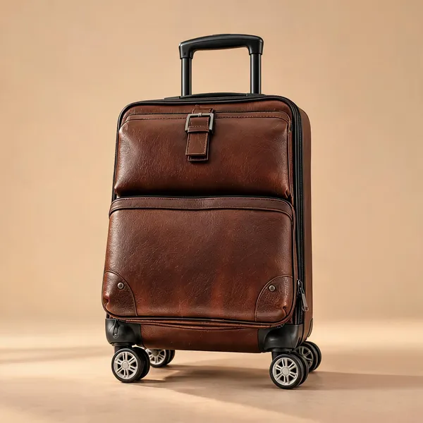 Brown_Leather_Textured_Trolley_Bag_For_Men