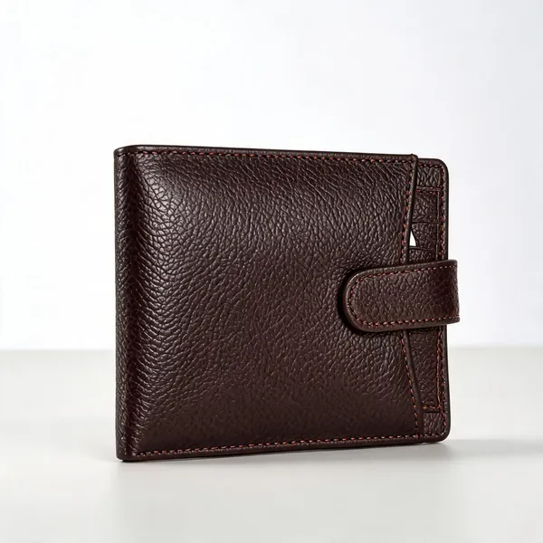 Brown_Leather_Textured_Bifold_Wallet_For_Men