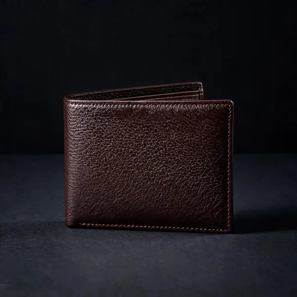 Brown_Leather_Textured_Bifold_Wallet_For_Men