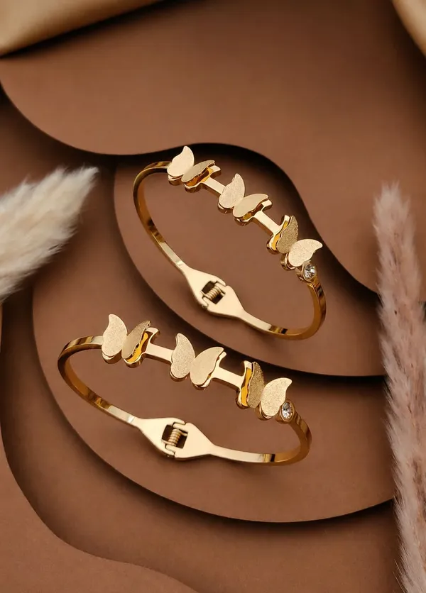 Gold_Tone_Butterfly_Cuff_Bracelet_Set_for_Women