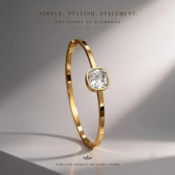 Gold_Stainless_Steel_Cushion_Cut_Gemstone_Bangle_Bracelet_For_Women