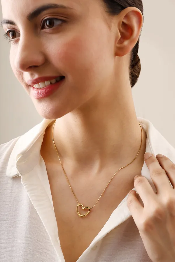 Mania_Anti_Tarnish_Heart_Shape_Gold_Necklace_Default_Title