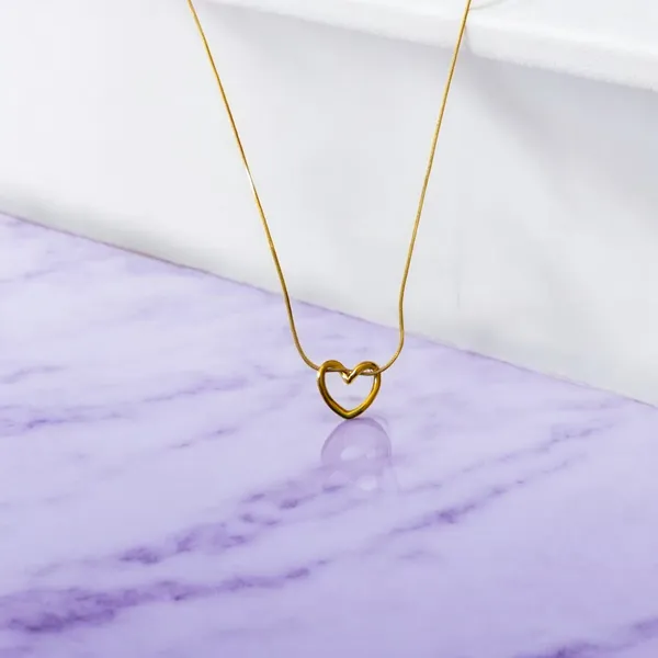 Mania_Anti_Tarnish_Heart_Shape_Gold_Necklace_Default_Title