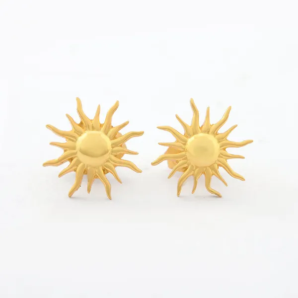 Mania_Anti_Tarnish_Sun_Shape_Earring_Default_Title