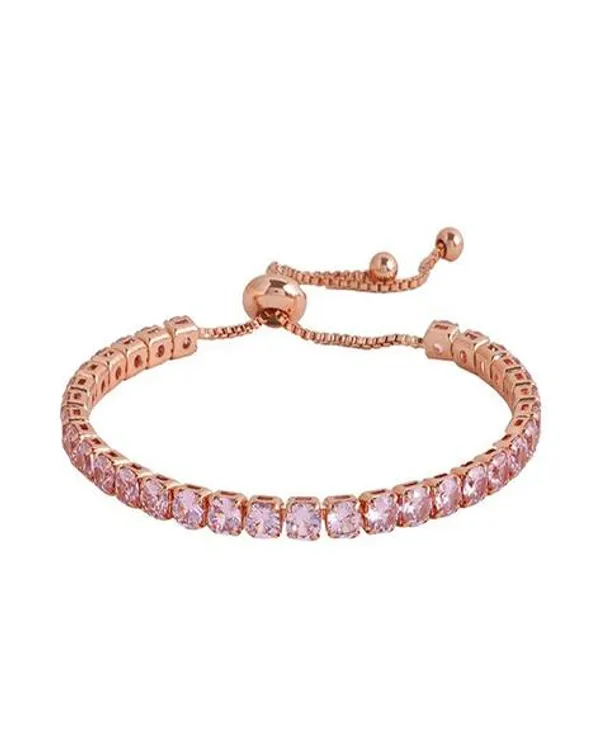 Mania_Anti_Tarnish_Rose_Gold_Cubic_Zircon_Bracelet_Default_Title