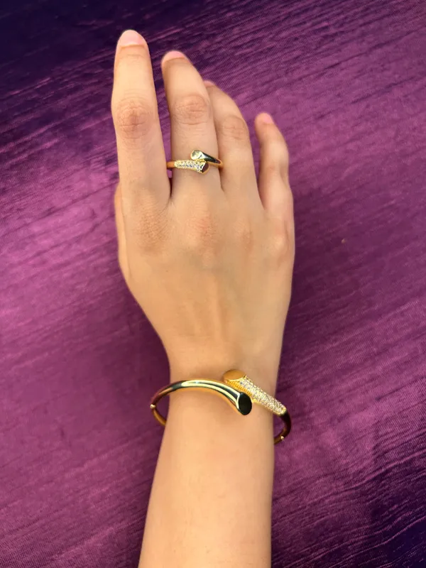 Ad_Gold_Plated_Bracelet_With_Ring_Default_Title