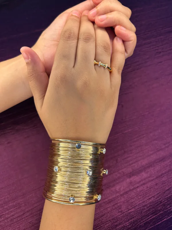 Gold_Plated_With_Stone_Cuff_Default_Title