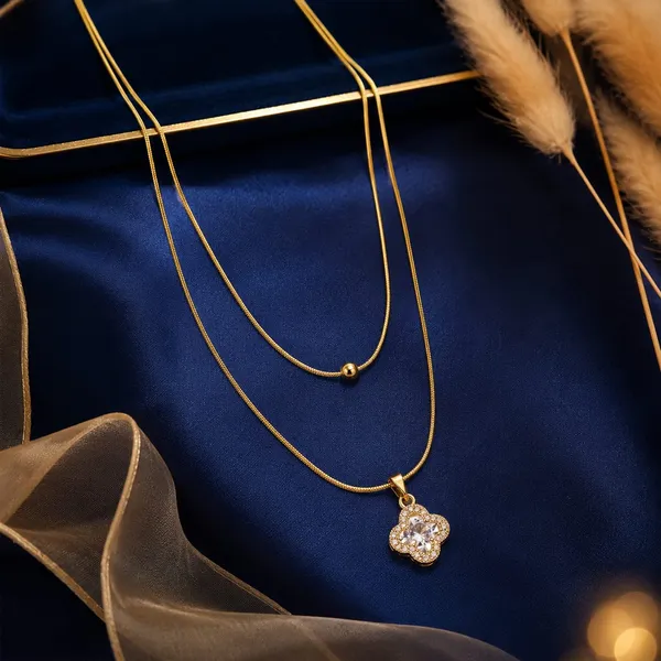 Gold_Tone_Layered_Pendant_Necklace_for_Women