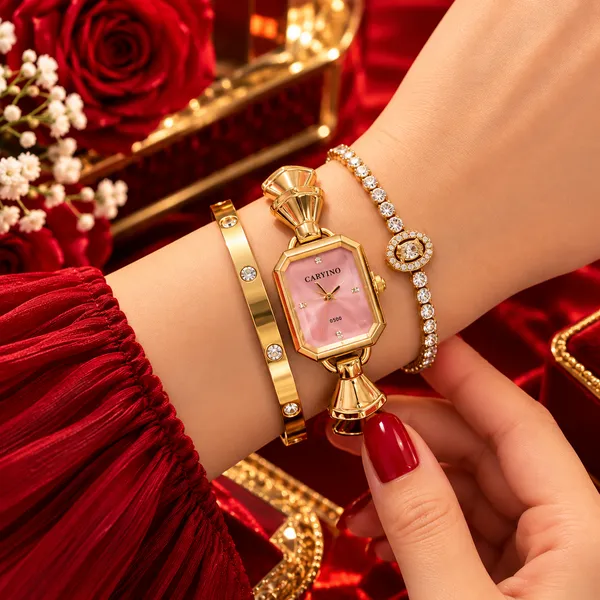 Gold_Tone_Bracelet_with_Watch_