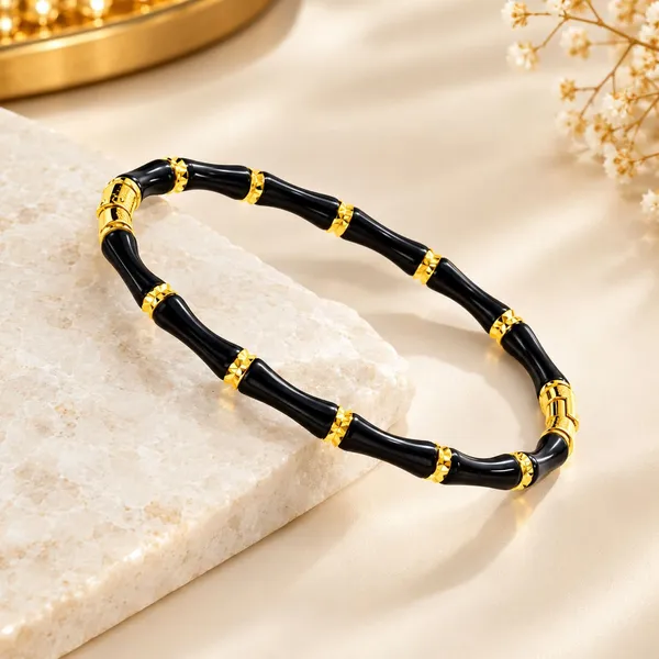Black_Gold-Tone_Bracelet