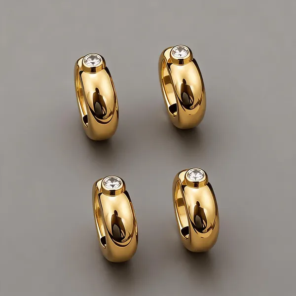 Gold_Stainless_Steel_Huggie_Hoop_Earrings_For_Women