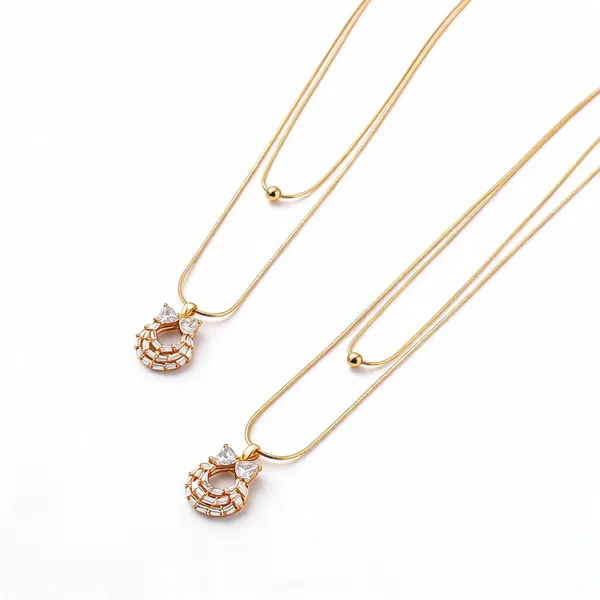 Gold_Stainless_Steel_Circular_Pendant_Necklace_Set_For_Women