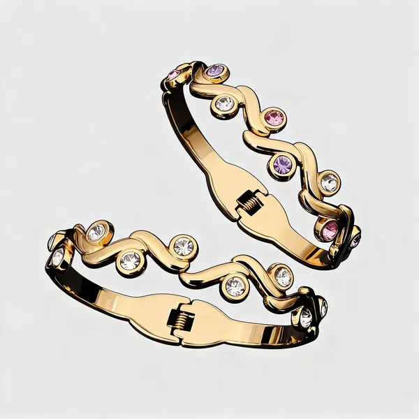 Gold_Stainless_Steel_Crystal_Embellished_Hinged_Bangles_For_Women