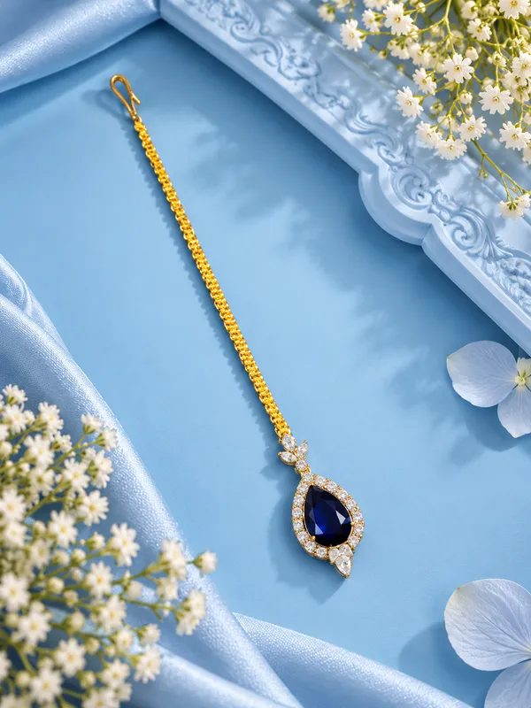 Jewelopia_Brass_Stone_Maang_Tikka