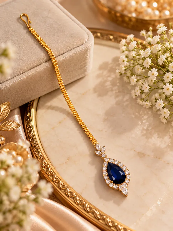Jewelopia_Brass_Stone_Maang_Tikka
