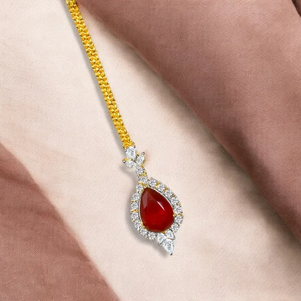 Jewelopia_Brass_Stone_Maang_Tikka
