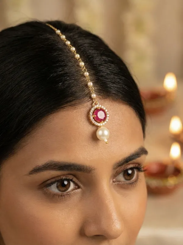 Jewelopia_Brass_Maang_Tikka