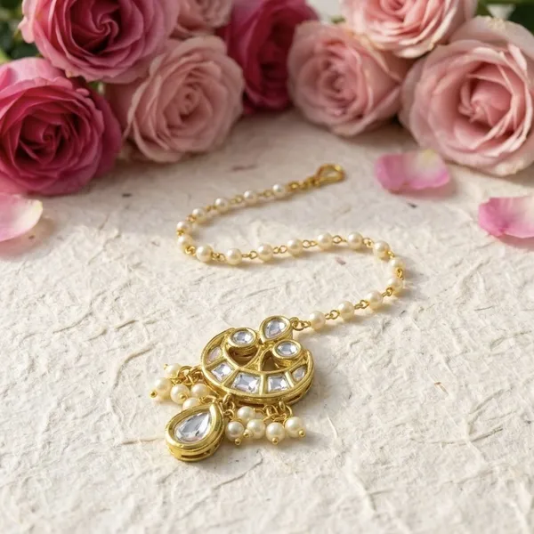 Jewelopia_Alloy_Brass_Maang_Tikka