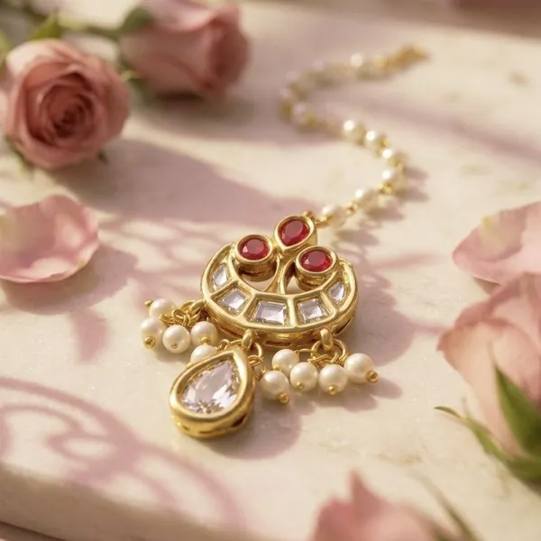 Jewelopia_Alloy_Brass_Maang_Tikka