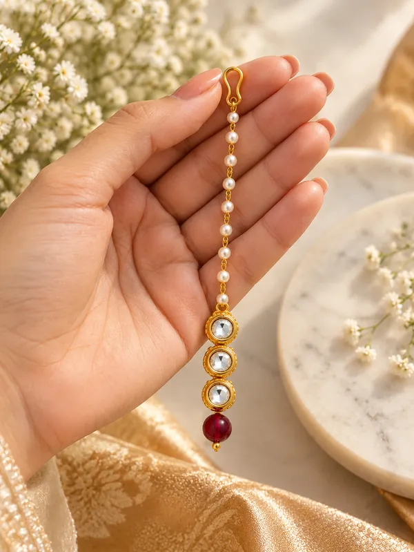 Jewelopia_Brass_Maang_Tikka