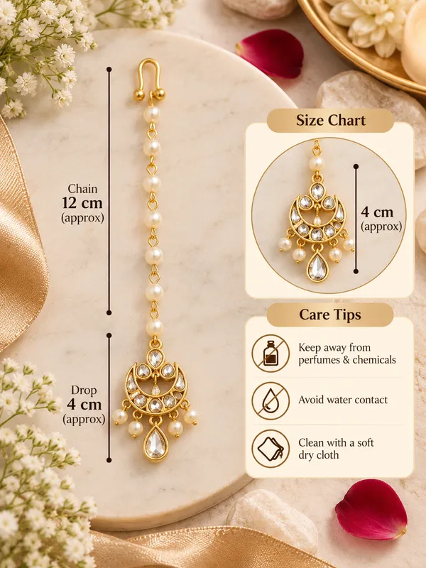 Jewelopia_Alloy_Brass_Maang_Tikka