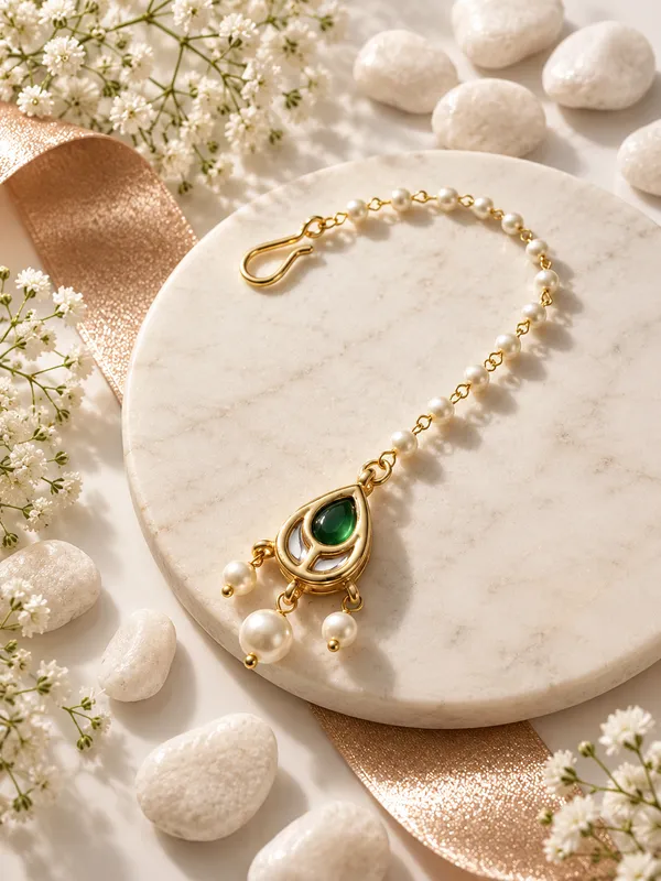 Jewelopia_Alloy_Brass_Maang_Tikka