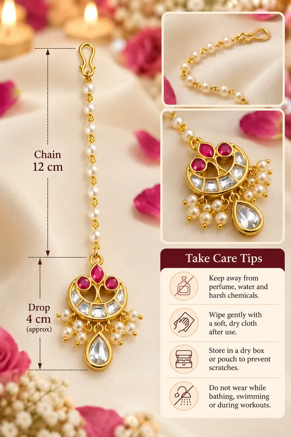 Jewelopia_Alloy_Brass_Maang_Tikka