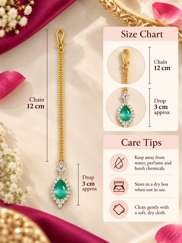 Jewelopia_Brass_Stone_Maang_Tikka
