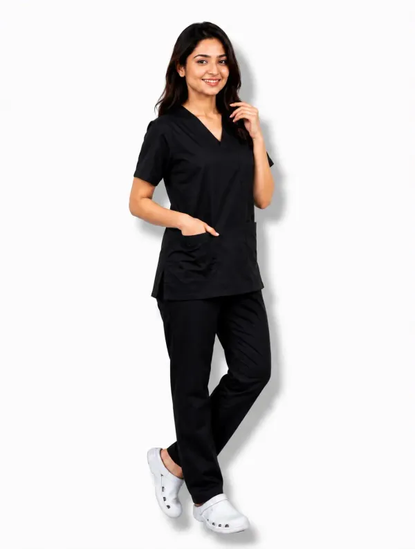 Premium_Black_Medical_Scrub_Suit