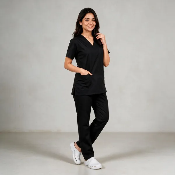 Premium_Black_Medical_Scrub_Suit